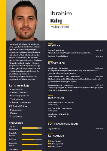 Muhasebeci Cv Örnekleri cv indir